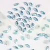 Pedras de Strass para Nail Art, Formato Olho de Cavalo, Fundo Reto, Formato Irregular, Acessórios DIY, Venda Direta do Fabricante