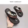 Chanclas de Suela Gruesa para Hombre Verano Antideslizantes Resistentes al Desgaste Casuales Sandalias para Exteriores Zapatos de Playa para Hombre
