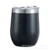 Comercio Exterior Taza de Acero Inoxidable al Vacío de 12 oz para Vino Tinto Cerveza Taza con Forma de Huevo Cáscara de Huevo Taza de Café con Aislamiento Frío