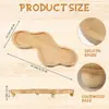 Estante organizador de llaves minimalista de bambú y madera personalizado, bandeja para guardar gafas, expositor de joyas para tocador, organizador de cosméticos