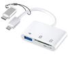 Modelo Privado Lector de Tarjetas Usb2.0 Tipo-C Teléfono Móvil Android Tableta Computadora Multifunción Otg Tarjeta Sd Tarjeta Tf Unidad Flash USB