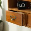 Zakka gaveta de madeira desktop sundries pequeno objeto caixa de armazenamento armário de madeira de madeira conjunto de chá de armazenamento
