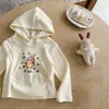 Camiseta de manga larga para niña Ningli, nueva colección de otoño, prenda interior para niños, sudadera con capucha, ropa para niños de primavera y otoño, ropa de bebé de moda