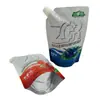 Saco Personalizado de Fábrica para Embalagem de Suco com Boca de Válvula Sacola Saco para Suco Bebida Suco Vinho Tinto Líquido Saco de Folha de Alumínio