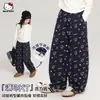 Calça Casual de Outono para Meninas 2026 Nova Solta Confortável Versátil para o Dia a Dia Desenho Estampado Integral Calça Solta de Banana