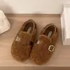 Zapatos de algodón suave para mujer, no cansados, zapatos de otoño e invierno, zapatos de pelo, mocasines Mary Jane, estilo nuevo para el pie 2026, con terciopelo, de doble uso, con terciopelo