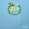 Cartão de Bolo de Aniversário Criativo com Luz Decoração Mori Guirlanda de Rattan Cor de Bandeira Romântica Estrela de Cinco Pontas Plug-in