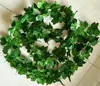 Simulação Plantas Verdes Sala de Estar Rabanete Verde Pendurado na Parede Decoração de Planta Montada na Parede Flores Artificiais Planta Aranha Interna Na Parede Flores de Parede Flores Penduradas Pacote