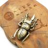Escarabajo de Latón Ceremonia del Té Mascota de Té Adorno Cobre Puro Tianniu Pisapapeles Artesanía de Cobre Antigua Llavero de Unicornio Hada