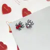 Estilo Doce Fresco Escuro Aranha Borboleta Zircônia Incrustada Liga Personalidade Pingente DIY Corrente de Celular Acessórios Materiais
