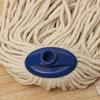 Cabeça de Mop de Algodão com Haste de Ferro do Fabricante Original, Mop Oval de Plástico de Reposição com Forte Absorção de Água, Adequado para Uso Seco e Úmido, Personalizável