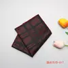 Lenço de Bolso para Terno Masculino Retro 2025 Lenço de Bolso Formal de Cavalheiro Poliéster Jacquard de Seda Casual