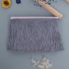 48 colores de fábrica al por mayor fila de borlas de poliéster encaje de flecos alfombra color cortina textil para el hogar accesorios de ropa procesamiento al por mayor