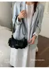 2026 Nuevo Estilo Bolso para Axila de Mujer Hebilla de Cinturón de Moda Personalizada Bolso de Hombro Único Gran Capacidad Textura Versátil Bolso Cruzado