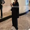 2026 Novo Cardigã de Tricô Solto Feminino Outono e Inverno Estilo Coreano Estilo Preguiçoso Tamanho Plus Elegante Suéter de Manga Longa Conjunto de Duas Peças