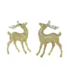 Nueva Decoración de Alce con Flockado de Purpurina Decoración Navideña Adornos Estilo Celebridad de Internet Ins Accesorios para Fotos y Adornos