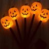 Luces Solares de Suelo de Calabaza Decoración de Halloween Patio Jardín Luces Exteriores Luces de Césped Impermeables