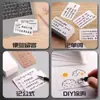 Tarjetas Pequeñas en Blanco para Memorizar Palabras, Tarjetas Duras para Escribir a Mano Tarjetas de Vista Previa de Vocabulario en Inglés