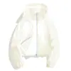 Nueva Chaqueta de Piel para Equipo Estilo Montaña, Chaqueta Corta Ligera de Playa para Mujer, Muy Elegante, Ropa Protectora Solar para Exteriores de Seda de Hielo, Personalizable