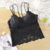 Camisola de Mujer Cinturón Almohadilla para el Pecho Ropa Interior Integrada Espalda Soporte Interior Sexy Encaje Top Tubo Hermosa Espalda Sujetador Verano Delgado