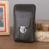 Bolsa para Teléfono Móvil de Hombre, Riñonera, Funda para Teléfono Móvil de Obra Recién Mejorada, Caja de Cigarrillos, Cinturón, Bolsa de Piel de Vaca