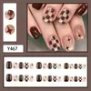 Uñas Manicura Elegantes Ojo de Gato Usables, Uñas Usables Hechas a Mano de Alta Gama, Parches para Manicura, Parches de Uñas Postizas