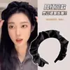 2026 Verano Nuevo Estilo Zapatillas de Caña Alta Retro Antideslizantes Diadema de Ala Ancha para Mujer Accesorio Versátil para el Cabello