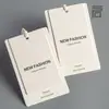 Etiquetas Personalizadas para Tiendas de Ropa, Etiquetas de Alta Gama para Ropa, Etiquetas de Precio Blancas Engrosadas, Certificados de Producto