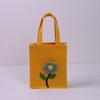 Bolsa de Feltro para Lembrança Estilo Ins Bolsa de Mamãe Bolsa de Mão de Luxo Bolsa de Feltro com Padrão Florido Personalizado Bolsa de Mão
