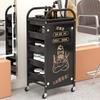 Carrito de peluquería, gabinete de herramientas para peluquería, carrito de herramientas para teñido permanente, carrito de almacenamiento móvil para salón de permanente