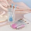 Kit de manicure novo de fábrica caneta de unha degradê caneta de escultura caneta de cristal para unhas ferramenta pincel