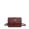 Bolsa com Textura Trançada para Mulheres 2026 Nova Nicho Versátil Elegante Pequena Quadrada Bolsa de Corrente da Moda Bolsa de Ombro Único Transversal