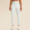 Pantalones de yoga con estampado de leopardo europeos y americanos transfronterizos, de punto de cintura alta, control de abdomen, moldeadores de glúteos tipo durazno, leggings deportivos de fitness y yoga para mujer
