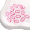 Hebilla de Cadena Abierta Colorida Acrílica DIY Hebilla Transparente de Color Sólido Accesorios para Pulseras Collares Joyería Hechos a Mano DIY