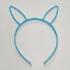 Diadema de Plástico Colorida con Orejas de Conejo y Corona de Dibujos Animados Lindos Accesorio para el Cabello de Princesa Pasador Diadema de Año Nuevo Venta al por Mayor en Stock