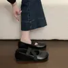 Nuevos zapatos Mary Jane retro de otoño estilo francés, bailarinas con tacones bajos, suelas blandas, punta redonda 2026, cómodos