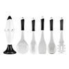 Asiento de cohete utensilios de cocina de silicona juego de seis piezas diseño chino herramientas de cocina para cocinar traje de utensilios de cocina grandes