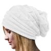 Sombreros Europeos y Americanos de Otoño e Invierno, Productos Populares de Comercio Exterior en Amazon, Sin Etiqueta CC, Gorros de Punto para Cola de Caballo, Sombreros de Lana para Mujer