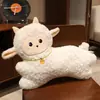 Nueva almohada de cordero corredor estilo chino, lindo peluche, muñeco del zodiaco infantil, cojín de sofá, regalo decorativo