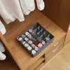 Caja de Almacenamiento de Fieltro DIY Multifuncional para Armario, Cesto de Almacenamiento para Clasificación de Ropa Interior y Otros Artículos 1106
