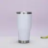 Caneca de Plástico com Borrifador 30oz para Carro Aço Inoxidável 304 Caneca Esportiva Copo de Gelo para Exterior Atacado