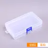 Caixa plástica vazia de PP com trava, para guardar miçangas, joias, elásticos de cabelo, materiais de nail art, peças pequenas e material de escritório