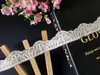 Venta al por mayor de fábrica accesorios ropa de mujer tela moda blanco algodón malla encaje ropa tela de malla de encaje