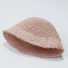 Chapéu Novo para Bebê 2026 para Passeios de Primavera e Verão, Chapéu de Sol para Bebê, Chapéu de Pescador de Palha Estilo Balde
