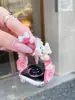 Faixa de Cabelo Monstrinho Pelúcia Elástica Adequada para Apple Watch iWatch 11ª Geração 10/9876Ultra