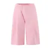 Roupas Europeias e Americanas Transfronteiriças para Mulheres AliExpress Mais Vendidas Jaqueta de Terno Curta Acolchoada nos Ombros + Shorts Plissados de Botão Duplo