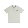 Camiseta Nanxia de Tricô de Alta Qualidade Estilo Americano com Listras Xadrez Color Block para Homens, Nova Blusa Masculina Solta de Peso Pesado para o Verão