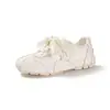 Aumenta la altura 3 cm ~ Piel Genuina Zapatos de Entrenamiento Retro Alemanes para Mujer Otoño Nuevo con Cordones Deportivos Casuales Zapatos Forrest Gump Versátiles Adelgazantes Transpirables