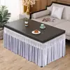 Funda Impermeable y Lavable para Mesa Fuego de Jardín de Verano, Rectangular, para Calentador Eléctrico, a Prueba de Polvo, Mantel para Mesa de Café, Personalizable