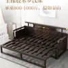 Cama Luohan, Madeira Maciça, Sofá-Cama Estilo Chinês Novo, Conjunto de Mesa de Chá e Cadeiras de Uso Duplo, Cama Deslizante, Sala de Estar de Apartamento Pequeno, Cama Estilo Zen